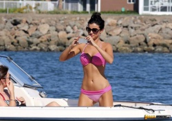 Lucy Mecklenburgh bikini candids