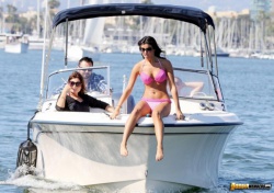 Lucy Mecklenburgh bikini candids
