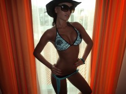 MFC’s AdySweet in spider web print bikini