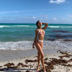 Joy Corrigan at the sea